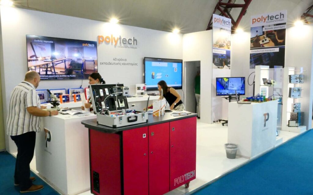 The Polytech S.A. booth at the 89th Thessaloniki International Fair